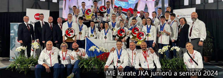 ME karate JKA juniorů a seniorů 2024